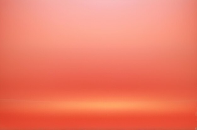 el cielo es de color rojo