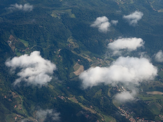 Cielo con fondo de nubes