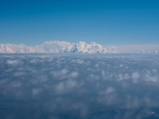 Cielo con fondo de nubes