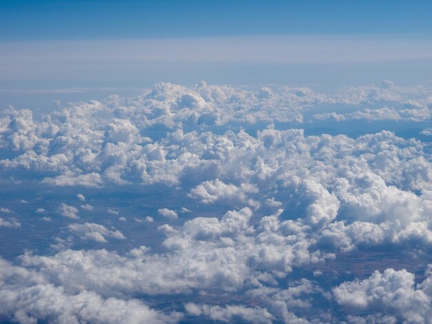 Cielo con fondo de nubes