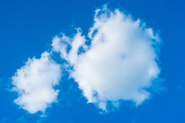 Cielo con hermosas nubes clima naturaleza nube azul