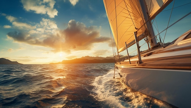 Cielo libertad embarcación horizonte mar azul navegación barco vela viajar velero verano viento estilo de vida yate océano paseos en bote deporte ola agua puesta de sol