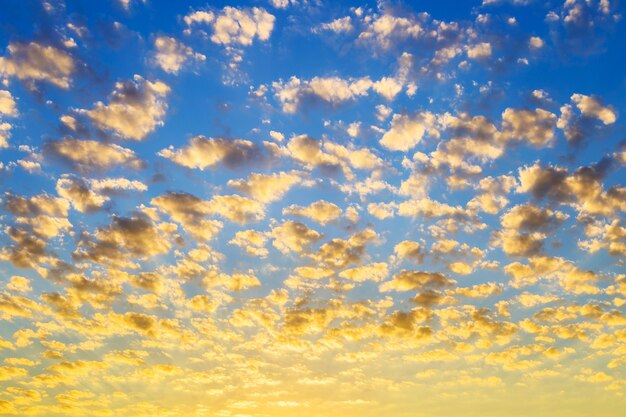 Foto cielo de la mañana