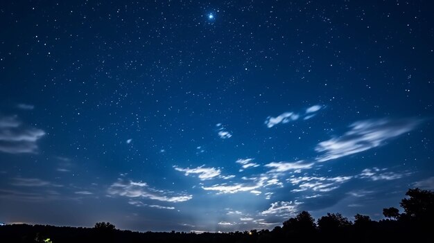 Foto cielo nocturno de alta definición imagen fotográfica creativa