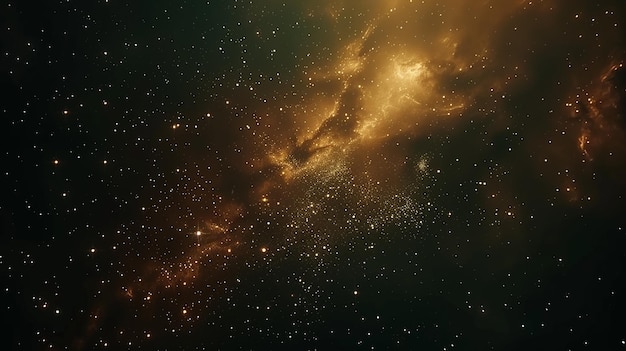 Cielo nocturno con estrellas y galaxias en el fondo del universo del espacio exterior