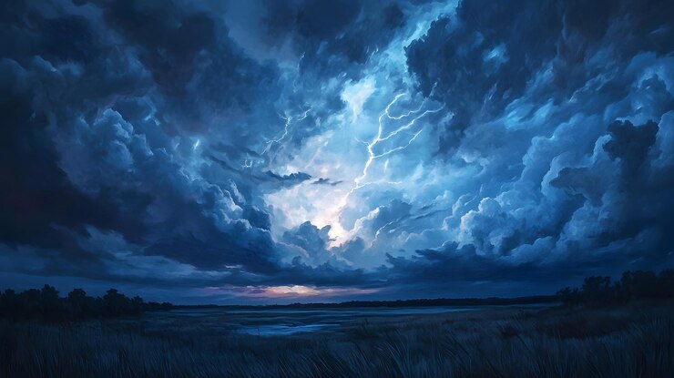 Un cielo nocturno lleno de espectaculares rayos