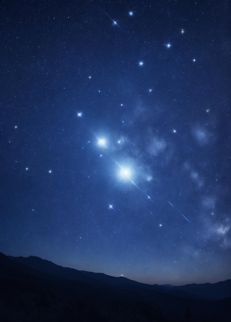 Un cielo nocturno lleno de estrellas