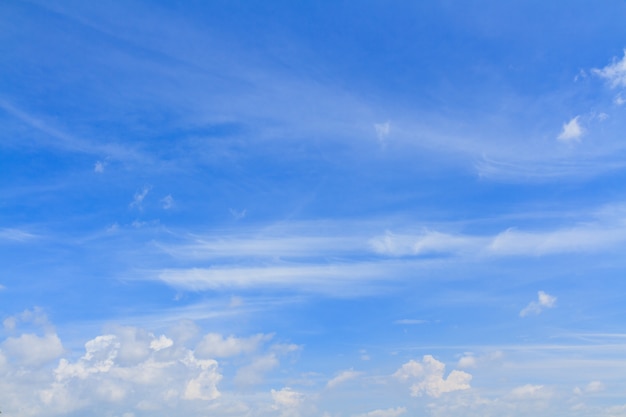 Cielo y nube