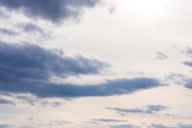 Cielo y nubes como fondo