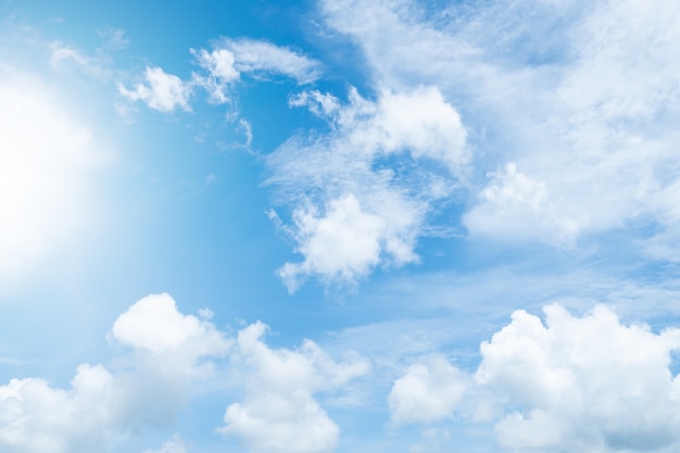 Cielo con nubes como fondo