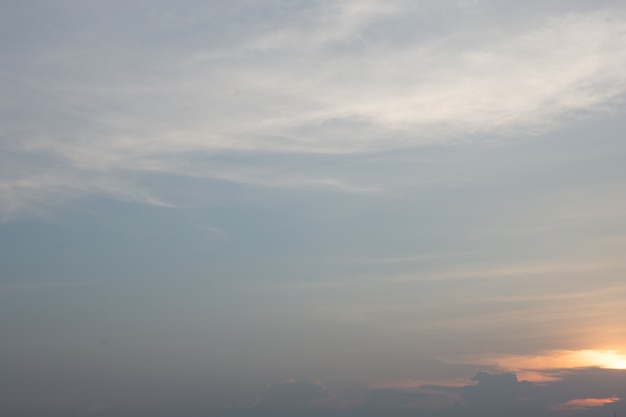 Cielo, nubes, hermoso