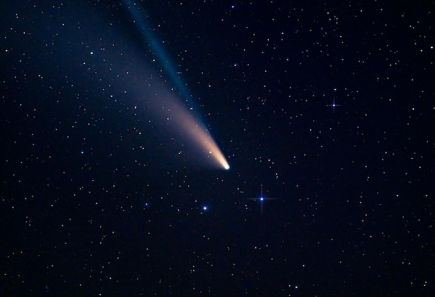 Foto el cielo nubes paisaje noche estrella galaxia increíble belleza de la naturaleza