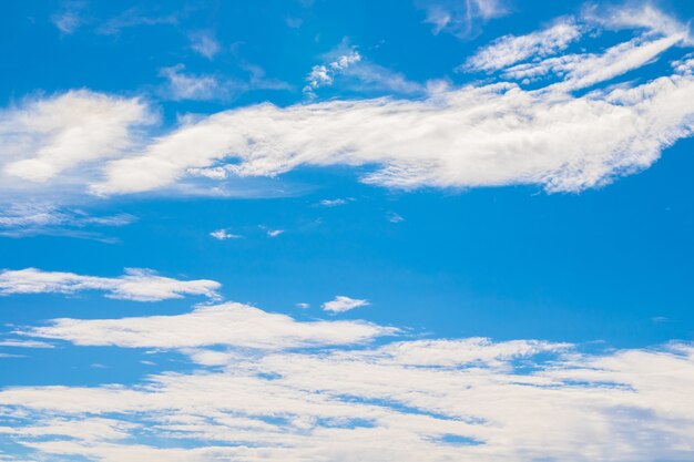 Cielo nubes en Tailandia