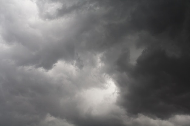 Foto cielo nublado y nubes de tormenta