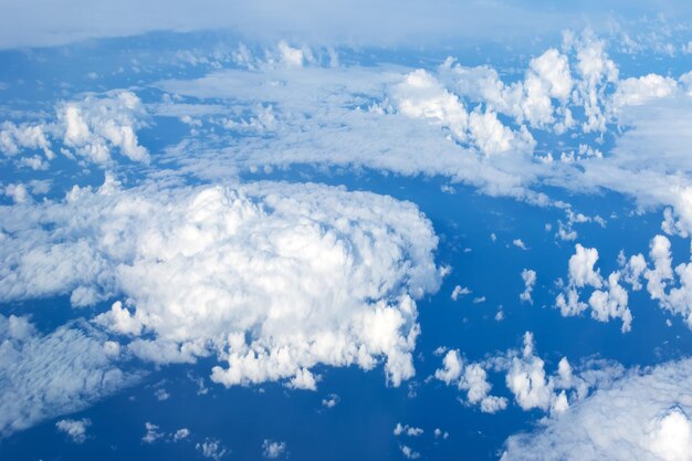 Cielo panorámico con nubes