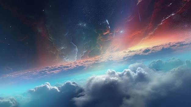 El cielo sobre las nubes fondos de pantalla