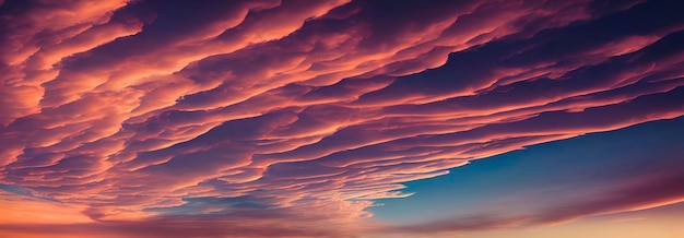 Cielo de la tarde con nubes