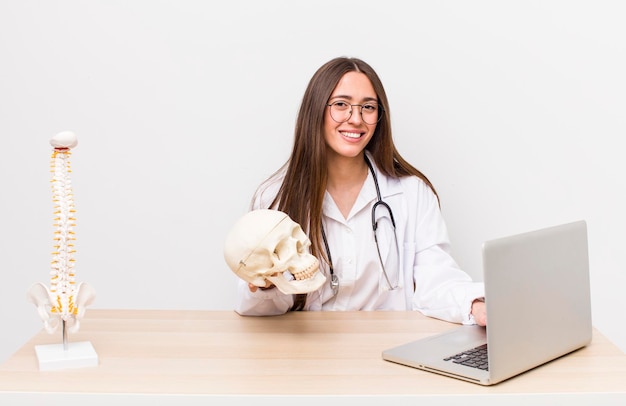 científico estudiante mujer practicando