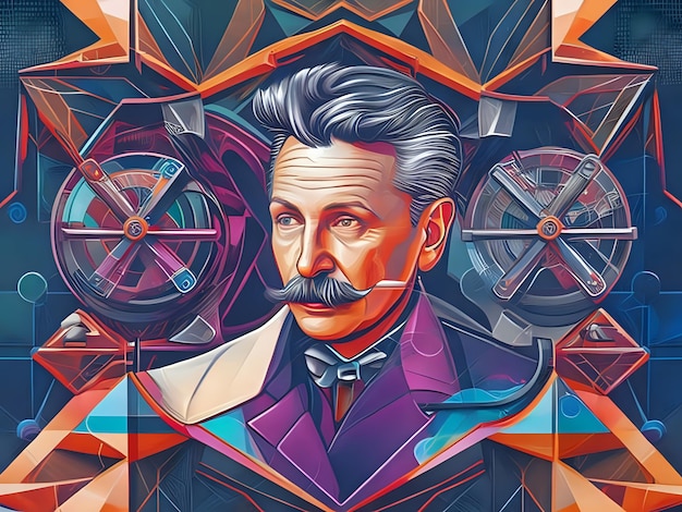 Foto científico nikola tesla