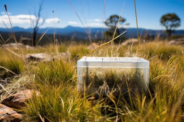 Foto científicos de la universidad de sydney estudian el intercambio de c02 en las montañas nevadas