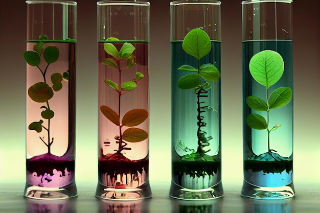Cientistas usam tubo de ensaio para estudar plantas