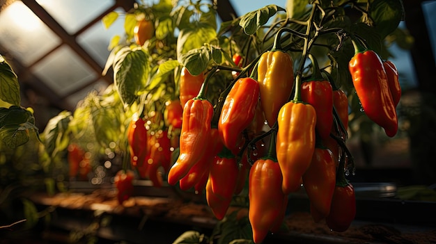 cierre del cultivo de pimientos rojos y amarillos agricultura ecológica