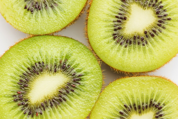 Cierre de rodajas de kiwi.