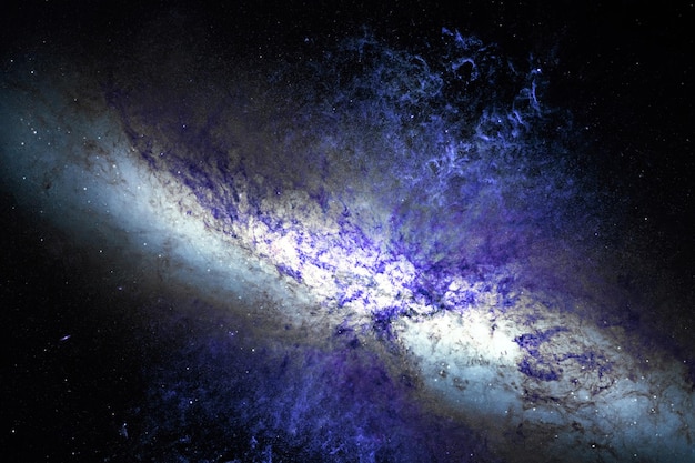 Cigar Galaxy, estrella de neutrones pulsar de Supernova Core. Los elementos de esta imagen son proporcionados por la NASA.