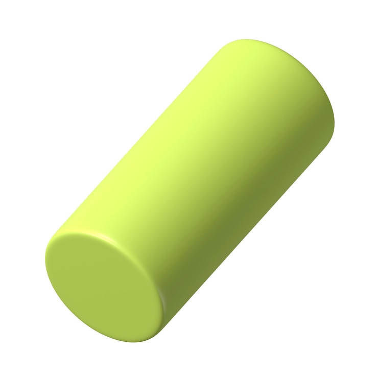 Foto cilindro verde 3d png clipart geométrico fundo transparente