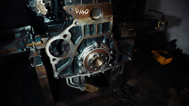 cilindros da câmara de combustão de revisão do motor