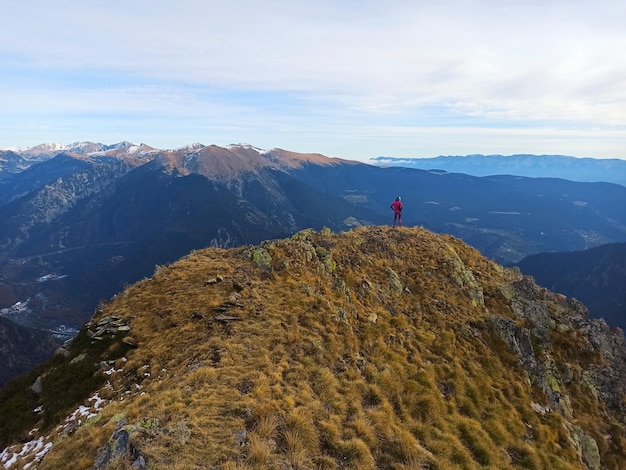 En la cima del pico de Carroi Andorra