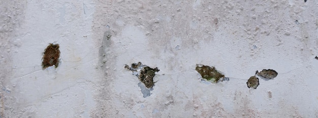 Cimento velho cheio de manchas e arranhões pode ser usado como fundo