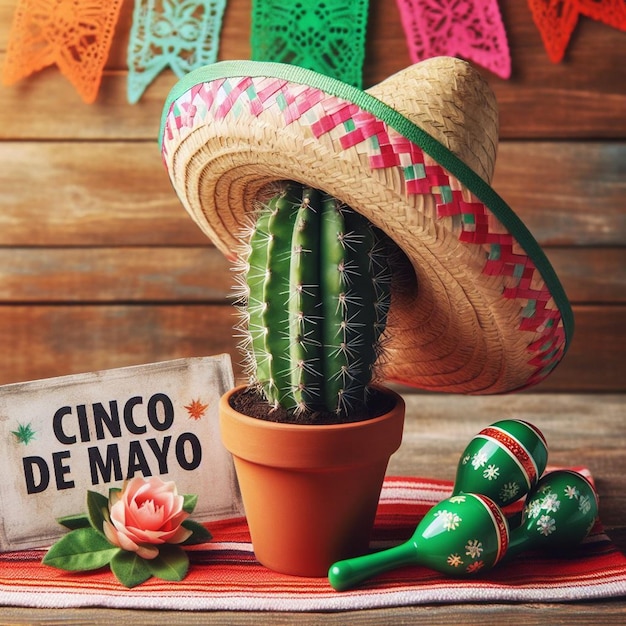 Foto cinco de mayo 5 de maio um feriado federal no méxico