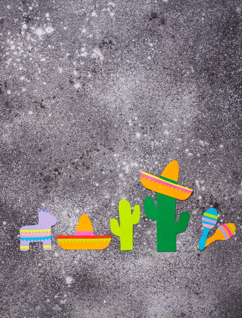 Cinco de Mayo, conceito mexicano do dia da festa.