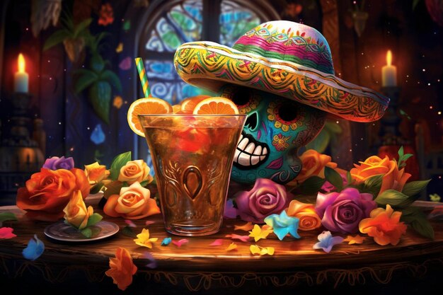 Cinco De Mayo Feiern Freude Hintergrundbild