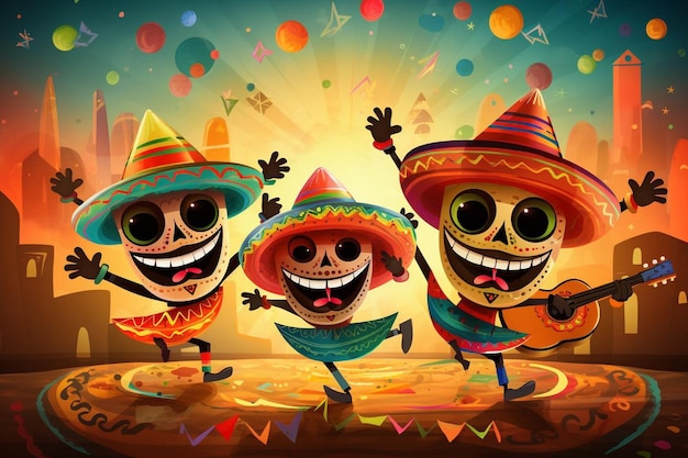 Cinco De Mayo Feiern Spaß Hintergrundbild