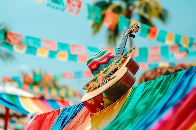 Cinco de Mayo mit Gitarre und Desert Captus