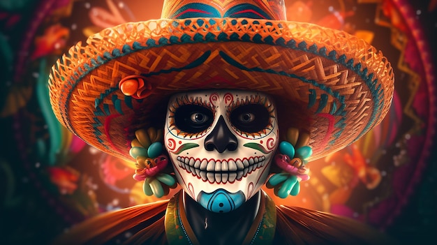 Cinco de Mayo-Vorlagendesign Generative KI