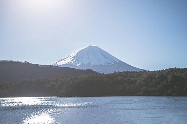 Foto cinco lagos de fuji em yamanashi, japão