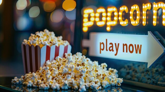 Cinema Night Magic Popcorn e Jogar Agora Assine