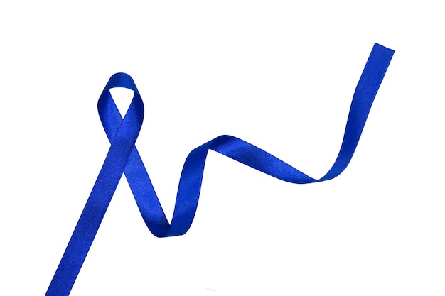 Cinta azul Azul noviembre mes mundial del cáncer de próstata