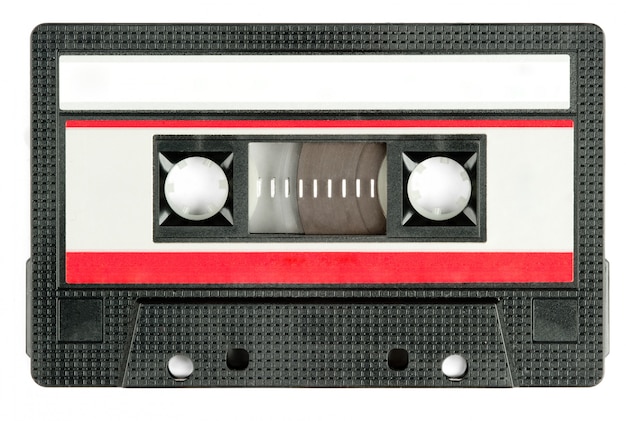 cinta de cassette retro aislada