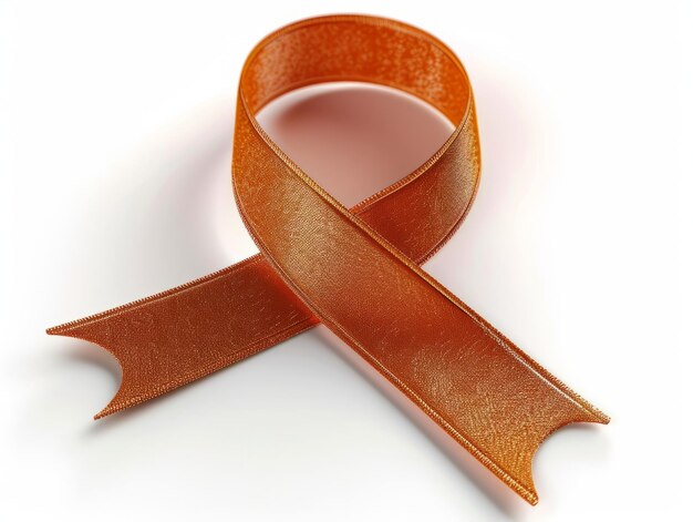 La cinta marrón es un símbolo de esperanza y apoyo para alguien con cáncer.