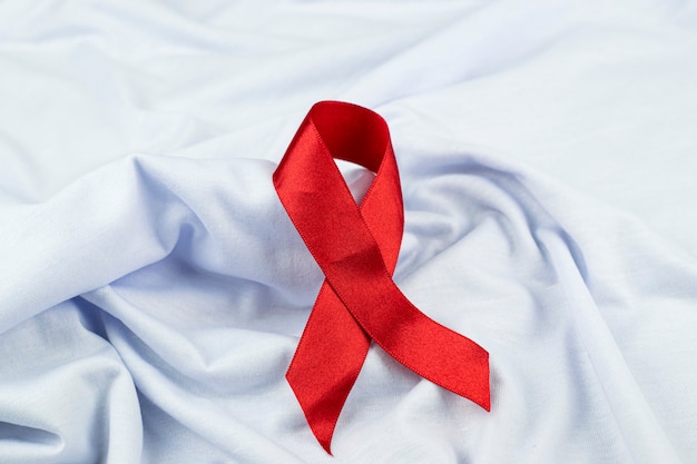 Cinta roja del día mundial del sida