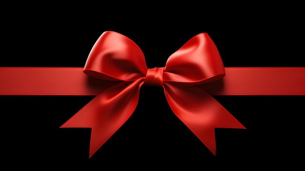 Cinta roja vibrante y festiva con lazo, perfecta para regalos de celebraciones.