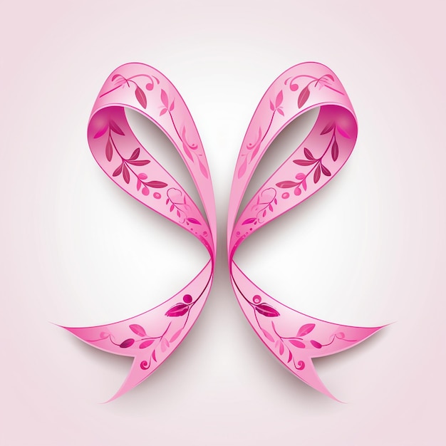 Foto la cinta rosa en el cáncer de mama la cinta rosa pms color la cinta de perro la cinta de terciopelo vintage