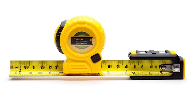 Foto cintas de medición de precisión y herramientas de nivelado