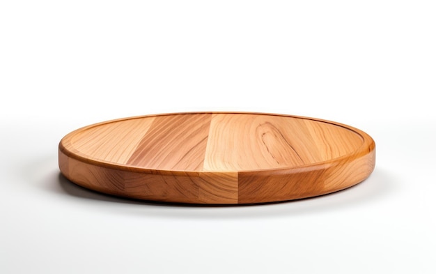 Circle Lazy Susan isoliert auf weißem Hintergrund