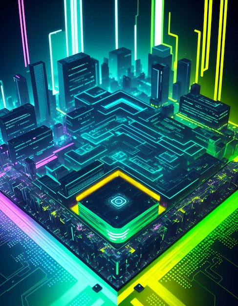 circuit board background