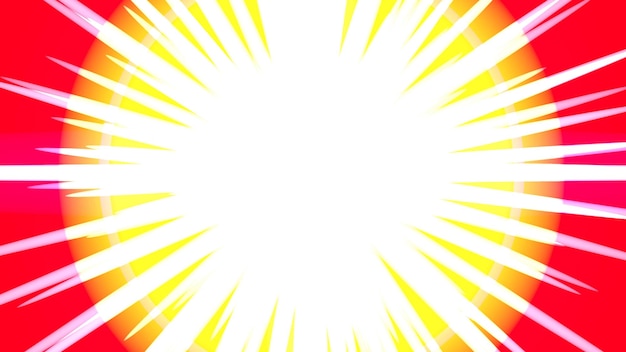 un círculo de amarillo y naranja con el sol en el medio